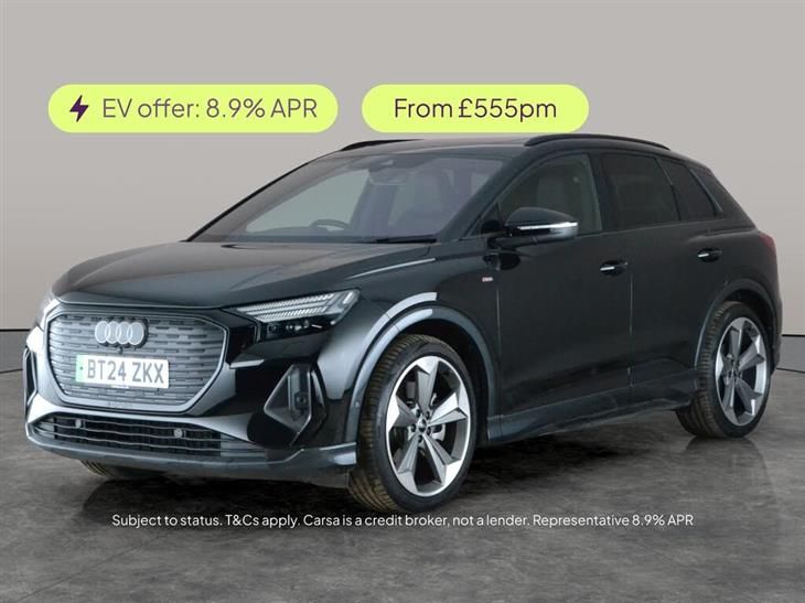 Audi e-tron Audi Q4 E-Tron 210kW 45 82kWh Black Edition 5dr Auto [Tech Pro] — миниатюра 1