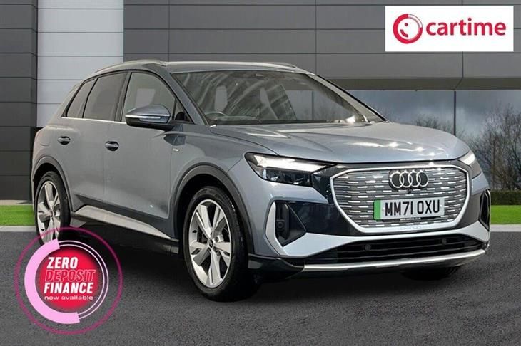 Audi e-tron Audi Q4 E-Tron 40 S line SUV 5dr Electric Auto 82kWh (204 ps) Rear Parking Sensors, Audi Smartphone Interface, Ambient Lighting — миниатюра 1