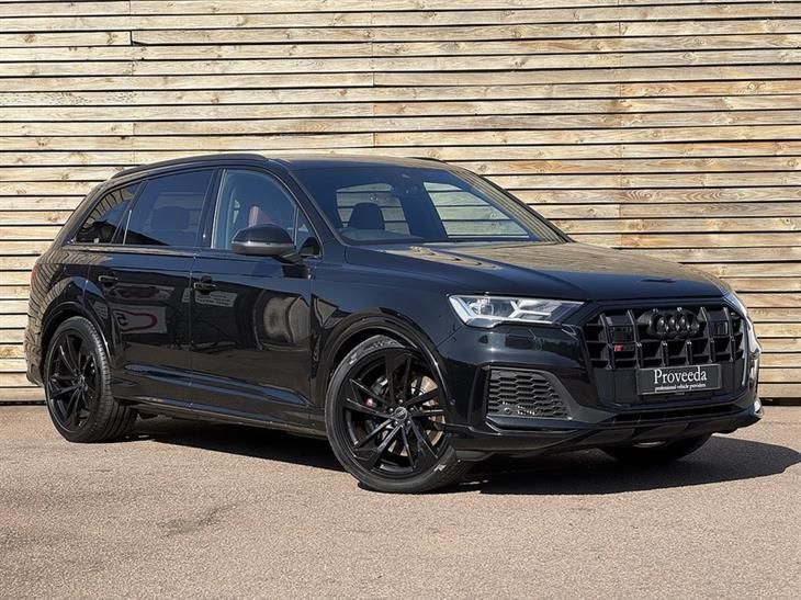 Audi SQ7 2022'22 TFSI V8 Black Edition | High spec | 22" Alloys | B&O sound system | Red leather 4.0 5dr SUV Automatic Petrol