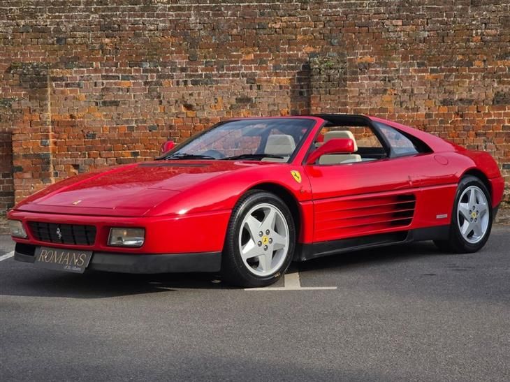 Miniature Ferrari 348 TS Cabriolet Rouge – Échelle 1/24 – Miniatures Du Chateau ZF218