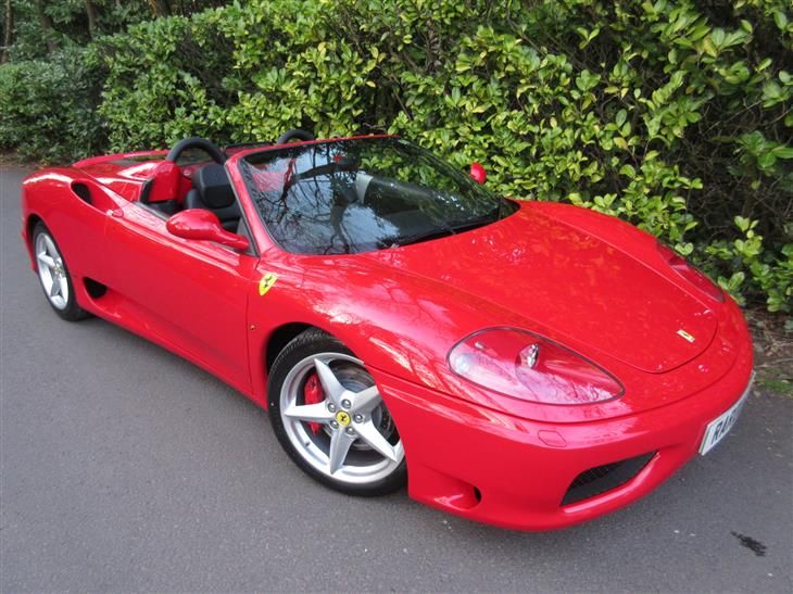 Ferrari 360 spider manual-15,000 miles.Highly optioned.