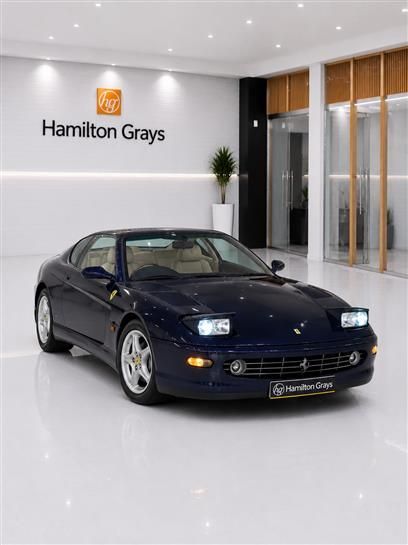 1999 (S) Ferrari 456M 5.5 GTA Coupe Automatic. In Blu Tour de France with Crema Hide. Beautiful example, in Pristine Condition.