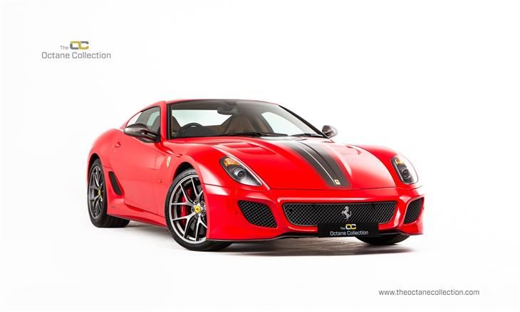 FERRARI 599 GTO // UK DELIVERED GTO // 8K MILES // FFSH // ORIGINAL PAINT // RACING LIVERY IN GRIGIO