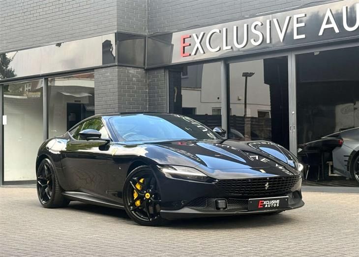 Ferrari Roma 3.8T V8 Coupe 2dr Petrol F1 DCT Euro 6 (s/s) (620 ps) + CARBON + BLACK & YELLOW + HUGE SPEC
