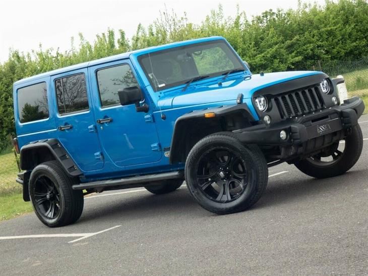Blue Jeep Wrangler cars for sale 