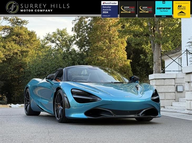 McLaren 720S 4.0T V8 Spider 2dr Petrol SSG Euro 6 (s/s) (720 ps)