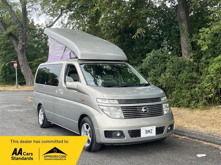 Nissan Elgrand E51 3.5 V6 V Navi 4WD Auto Pop Top Campe