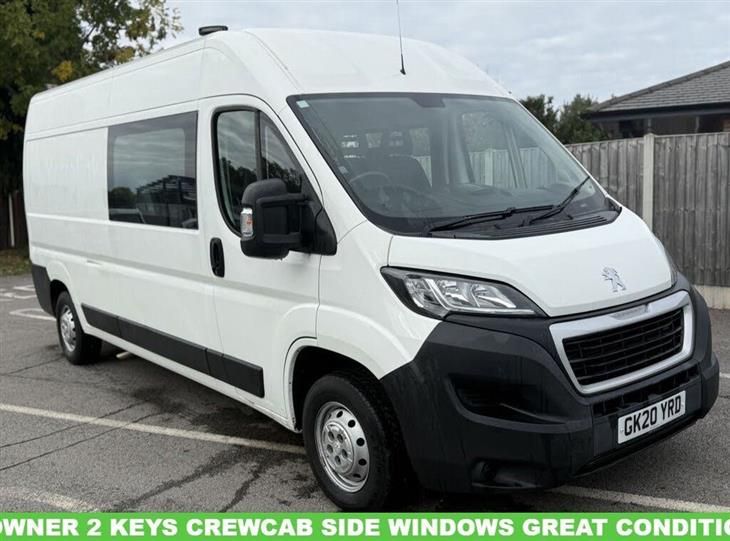 Peugeot Boxer 2.0 BlueHDi 335 Built for Business Professional Crew Van 5dr Diesel Manual L3 H2 Euro 6 (130 ps)