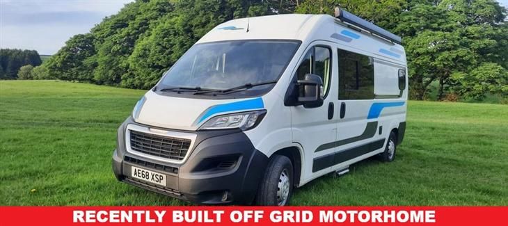 Peugeot Boxer 2018 68 PEUGEOT BOXER 2.0 BLUEHDI 335 PROFESSIONAL 3 BERTH MOTORHOME 5DR DIESEL MANUAL L3 H2 EURO 6 (130 PS)