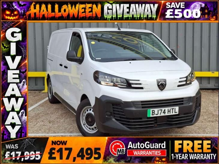 Peugeot Expert 75kWh Professional Standard Panel Van 6dr Electric Auto MWB (11kW Charger) (136 ps)