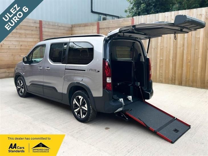 Peugeot Rifter L2 LWB 3 Seat Wheelchair Accessible Disabled Access Vehicle WAV