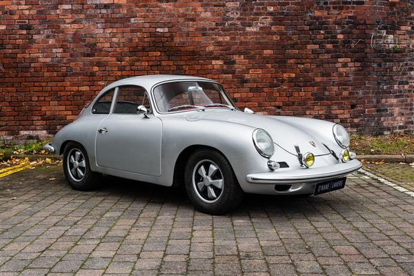 Miniature Porsche 356 A Coupé Argenté Au 1/43 - Marque Detail Cars - Occasion (manque Un Rétroviseur)