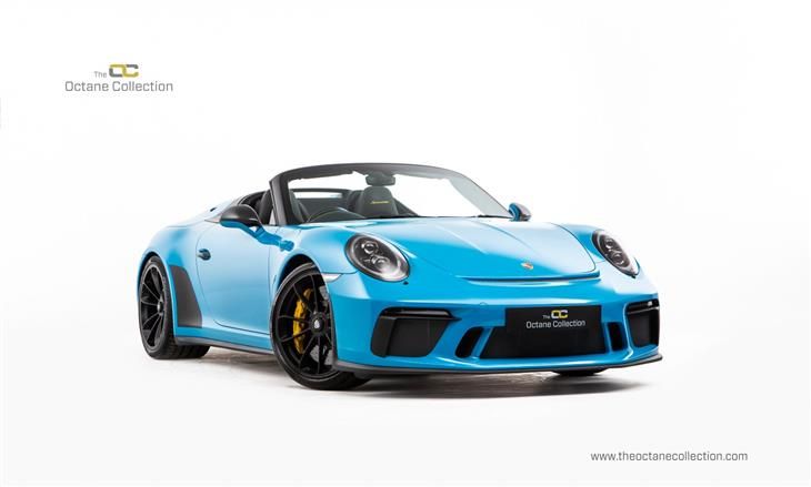PORSCHE 911 SPEEDSTER // MIAMI BLUE // 1 OF 1,948 WORLDWIDE // FRONT AXLE LIFT // PORSCHE WARRANTY UNTIL SEPTEMBER 2027