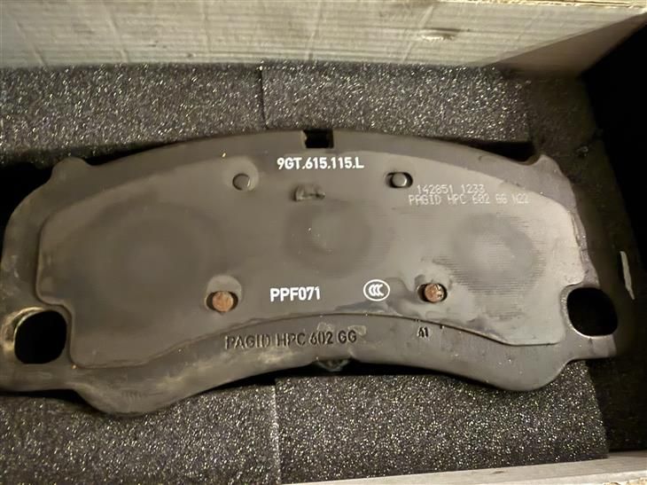 Manthey Racing PMC1 pads for Ceramic discs full set Porsche 991/992 GT3