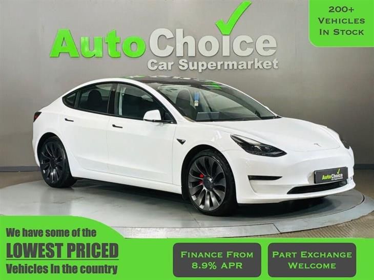 Tesla Model 3 Tesla Model 3 (Dual Motor) Performance Saloon 4dr Electric Auto 4WDE (Performance Upgrade) (449 bhp) — миниатюра 1