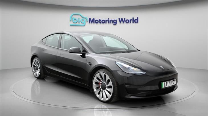 Tesla Model 3 Tesla Model 3 (Dual Motor) Performance Saloon 4dr Electric Auto 4WDE (Performance Upgrade) (449 bhp) — миниатюра 2