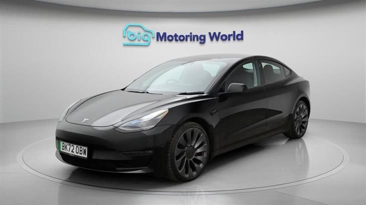 Tesla Model 3 Tesla Model 3 (Dual Motor) Performance Saloon 4dr Electric Auto 4WDE (Performance Upgrade) (449 bhp) — миниатюра 4