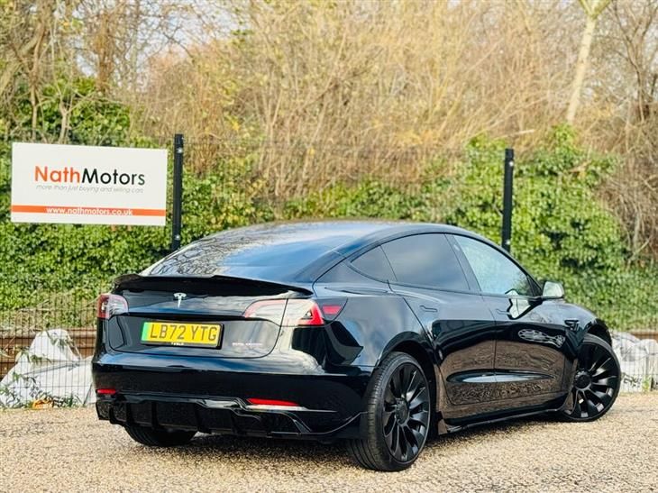 Tesla Model 3 Tesla Model 3 (Dual Motor) Performance Saloon 4dr Electric Auto 4WDE (Performance Upgrade — миниатюра 2