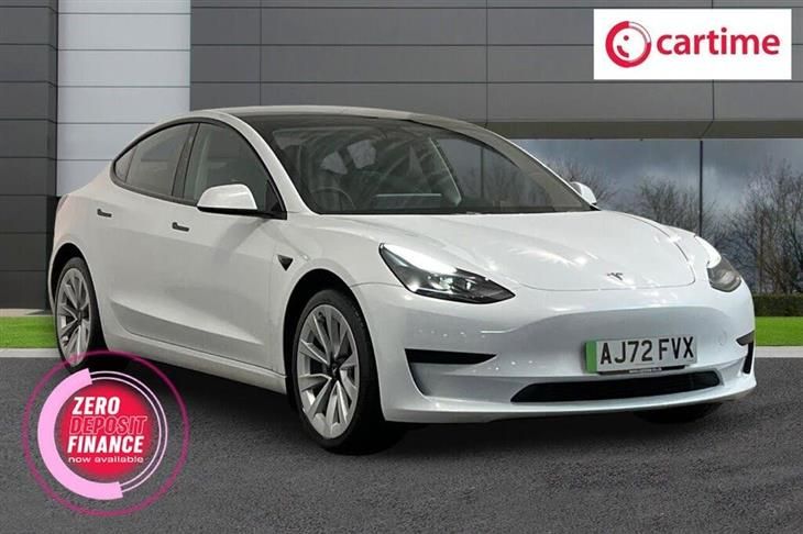 Tesla Model 3 Tesla Model 3 Saloon 4dr Electric Auto RWD (241 bhp) Fixed Panoramic Glass Roof, Park Assist Camera, Heated Seats, Heated Steeri — миниатюра 1