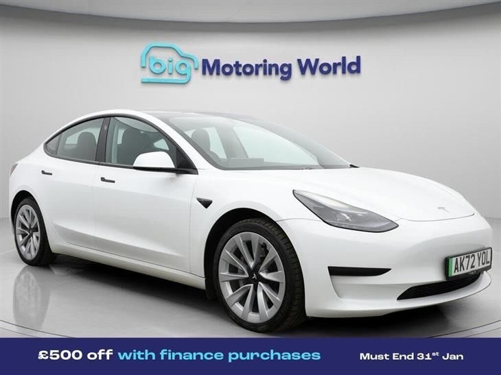 Tesla Model 3 Tesla Model 3 Saloon 4dr Electric Auto RWD (241 bhp) — миниатюра 1