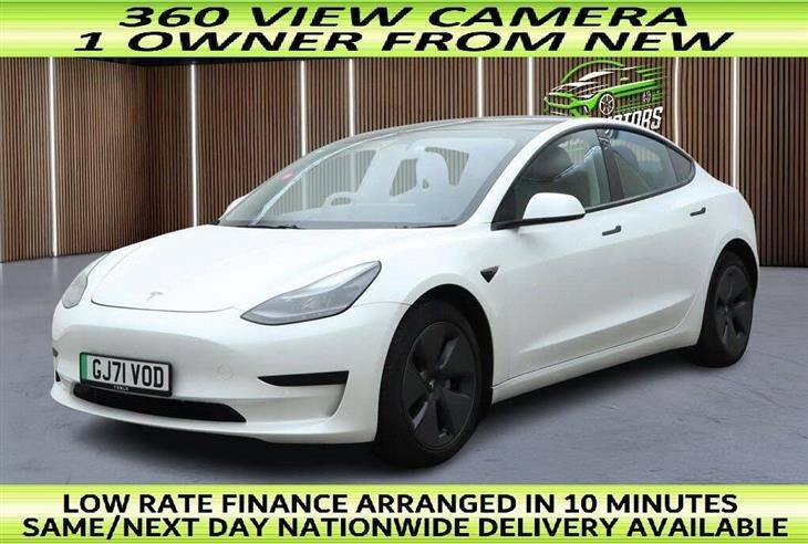 Tesla Model 3 Tesla Model 3 Standard Range Plus Saloon 4dr Electric Auto RWD (241 bhp) — миниатюра 1