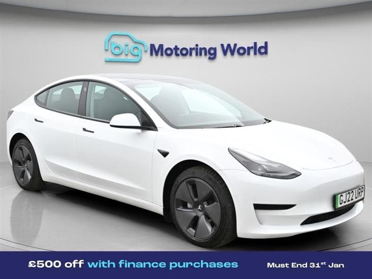 Tesla Model 3 Tesla Model 3 Standard Range Plus Saloon 4dr Electric Auto RWD (241 bhp) — миниатюра 1