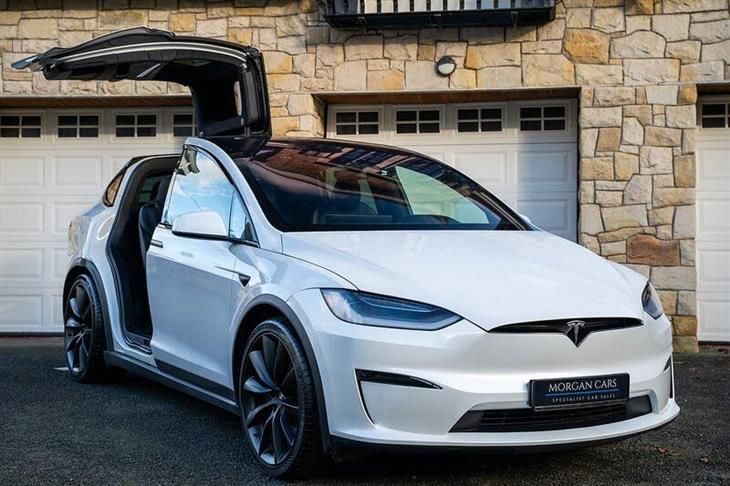 Tesla Model X Tesla Model X (Tri Motor) Plaid SUV 5dr Electric Auto 4WDE (1020 bhp) — миниатюра 2