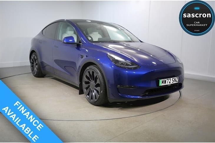 used tesla model y performance