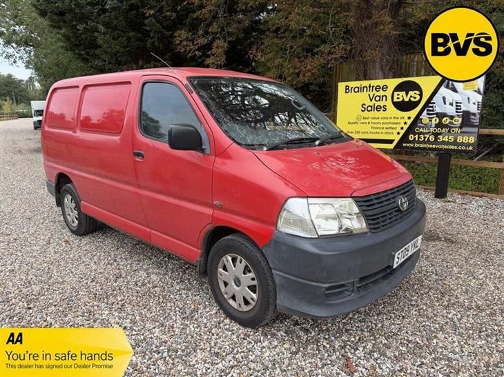 Toyota Hi-Ace 2.5 280 D-4D Panel Van 4dr Diesel Manual RWD L1 H1 a/c (221 g/km, 95 bhp)