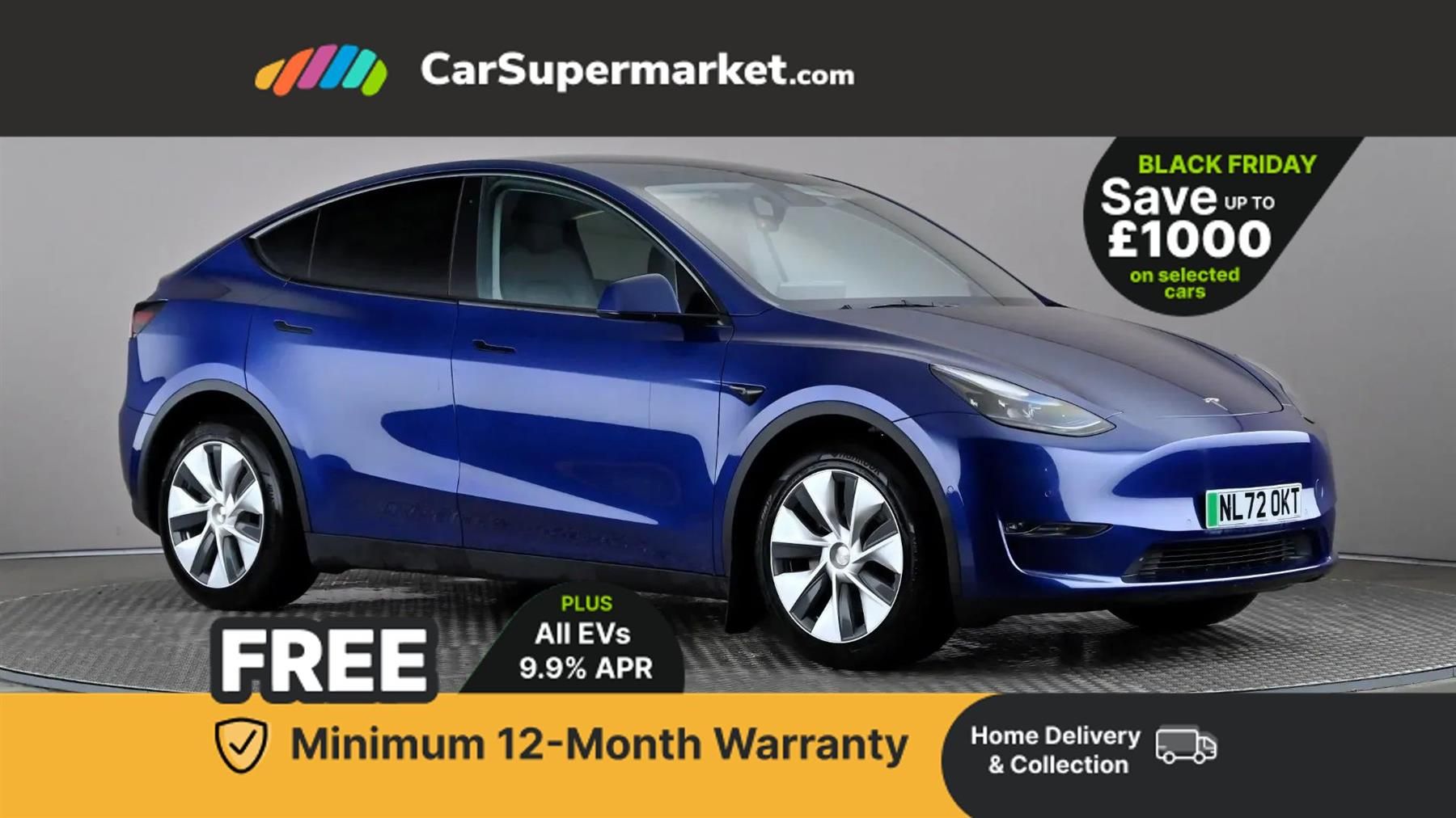 Used 2022 TESLA MODEL Y LONG RANGE AWD for sale - PistonHeads UK