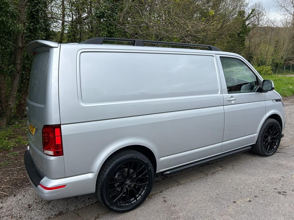 Volkswagen Transporter T6.1 TDI 150 6 SPEED HIGHLINE SWB IN REFLEX SILVER WITH TAILGATE - EURO SIX